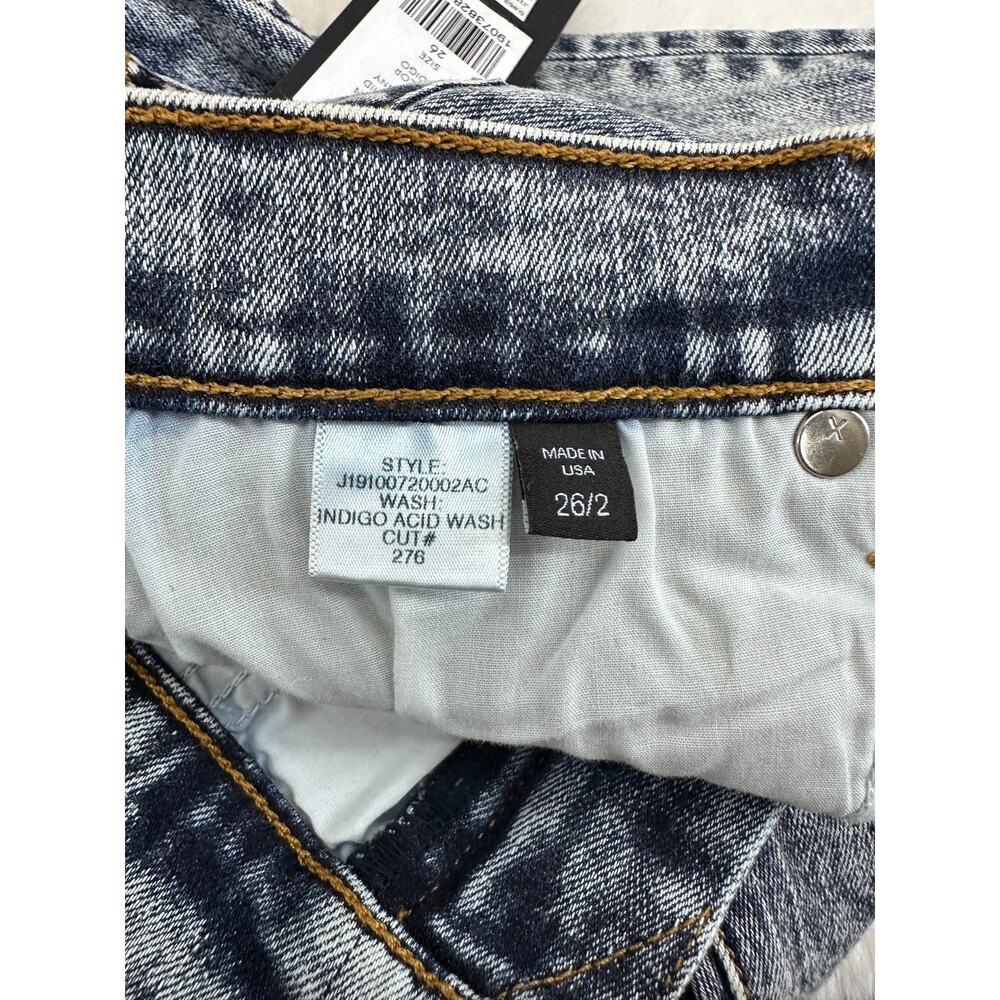 Veronica Beard Brooke Mid Rise Skinny Jeans Women's 26 Indigo Acid Wash - Picture 5 of 12